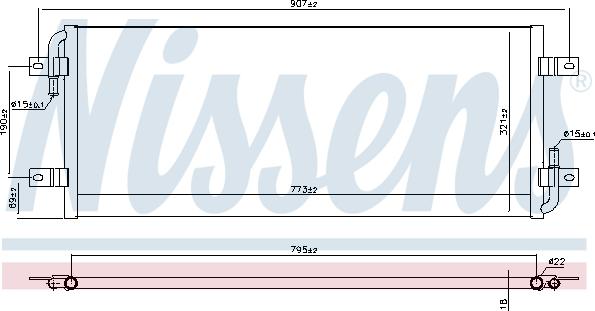 Nissens 606912 - Масляний радіатор, автоматична коробка передач autozip.com.ua