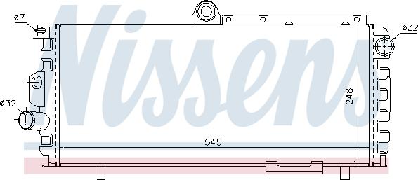 Nissens 693193 - Радіатор, охолодження двигуна autozip.com.ua