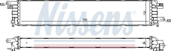 NISSENS 60354 - Радіатор, охолодження двигуна autozip.com.ua