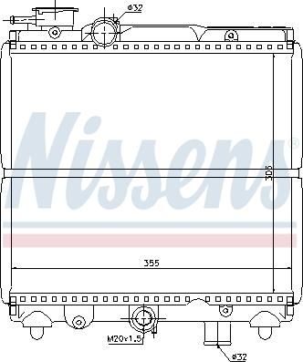 Nissens 695178 - Радіатор, охолодження двигуна autozip.com.ua