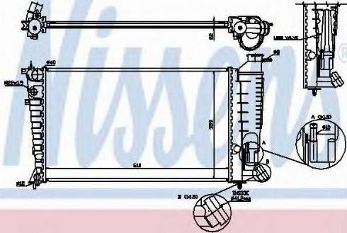 Nissens 61379A - Радіатор, охолодження двигуна autozip.com.ua