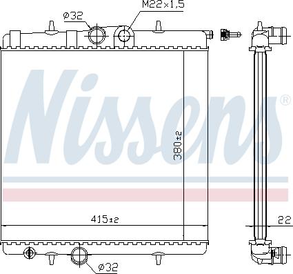 Nissens 692962 - Радіатор, охолодження двигуна autozip.com.ua