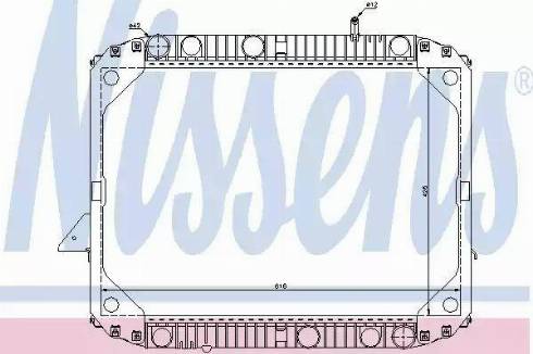 Nissens 62622 - Радіатор, охолодження двигуна autozip.com.ua