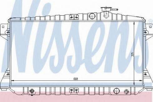 Nissens 62272 - Радіатор, охолодження двигуна autozip.com.ua