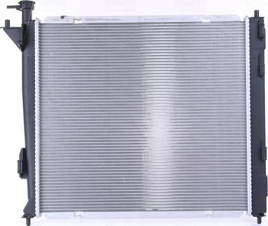 Nissens 675046 - Радиатор охлаждения двигателя Hyundai Santa Fe 10- пр-во Nissens autozip.com.ua