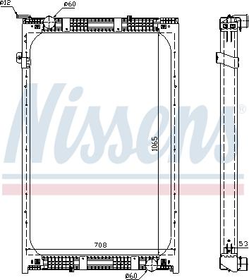 Nissens 67171 - Радіатор, охолодження двигуна autozip.com.ua