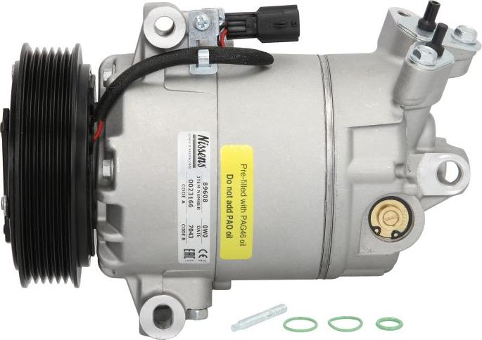 NISSENS 89608 - Компресор, кондиціонер autozip.com.ua