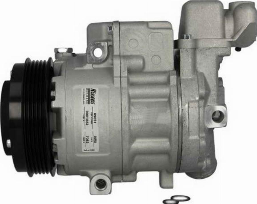 NISSENS 89051 - Компресор, кондиціонер autozip.com.ua