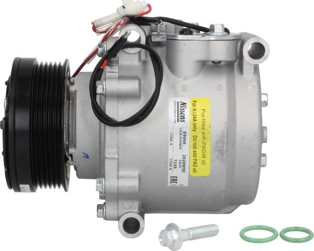 NISSENS 89066 - Компресор, кондиціонер autozip.com.ua