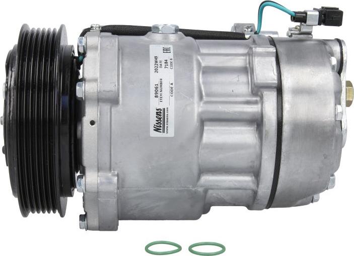 NISSENS 89061 - Компресор, кондиціонер autozip.com.ua