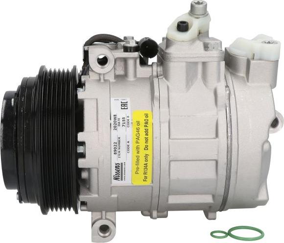NISSENS 89022 - Компресор, кондиціонер autozip.com.ua