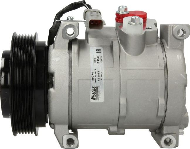 NISSENS 89074 - Компресор, кондиціонер autozip.com.ua