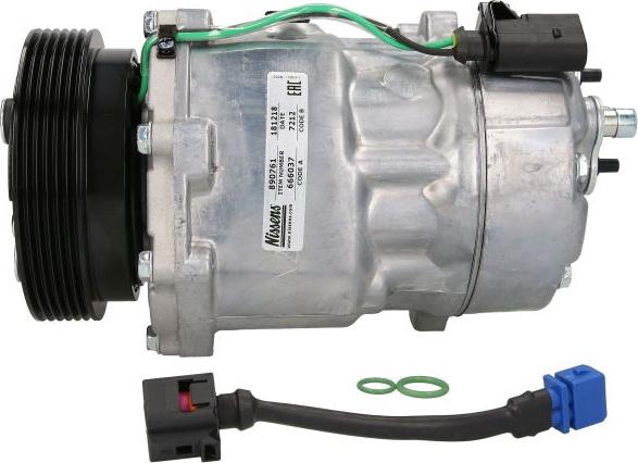 NISSENS 890761 - Компресор, кондиціонер autozip.com.ua