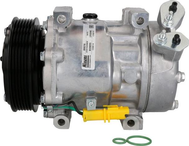 NISSENS 89076 - Компресор, кондиціонер autozip.com.ua