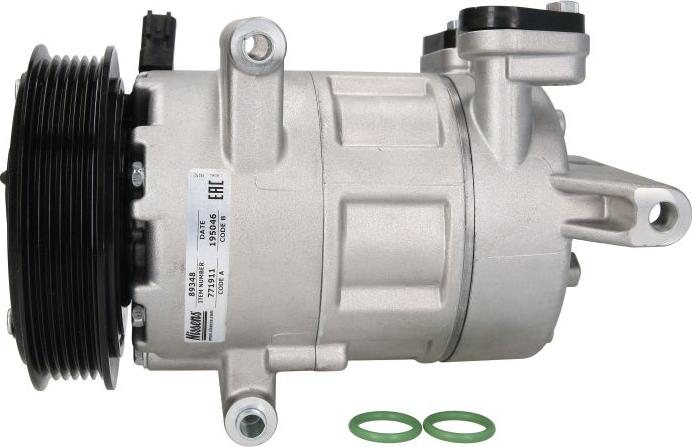 NISSENS 89348 - Компресор, кондиціонер autozip.com.ua