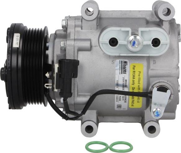 NISSENS 89241 - Компресор, кондиціонер autozip.com.ua