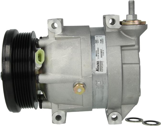 NISSENS  89221 - Компресор, кондиціонер autozip.com.ua