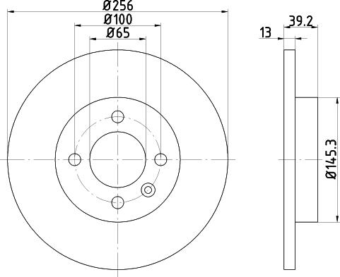 Nisshinbo ND5042 - Гальмівний диск autozip.com.ua