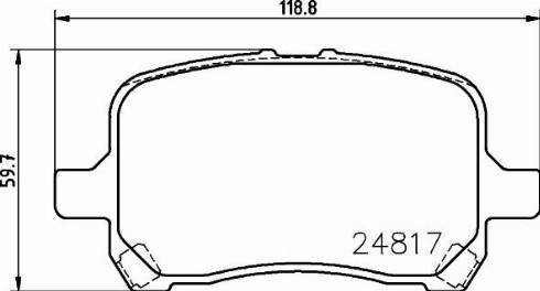 Magneti Marelli T1875MM - Гальмівні колодки, дискові гальма autozip.com.ua