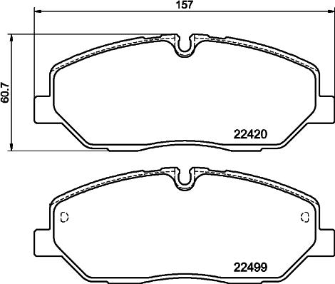 Nisshinbo NP6133SC - Гальмівні колодки, дискові гальма autozip.com.ua