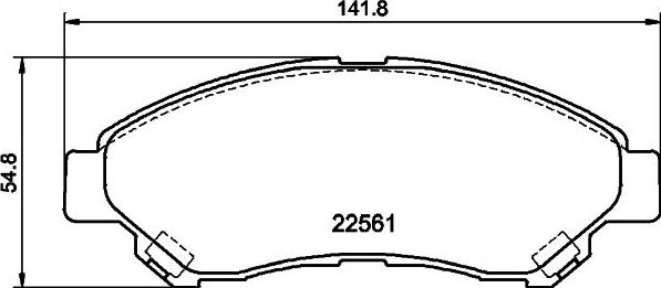 Nisshinbo NP1191SC - Гальмівні колодки, дискові гальма autozip.com.ua