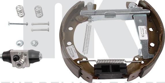 NK 444752001 - Комплект гальм, барабанний механізм autozip.com.ua