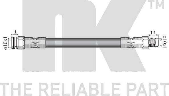 NK 853336 - Гальмівний шланг autozip.com.ua