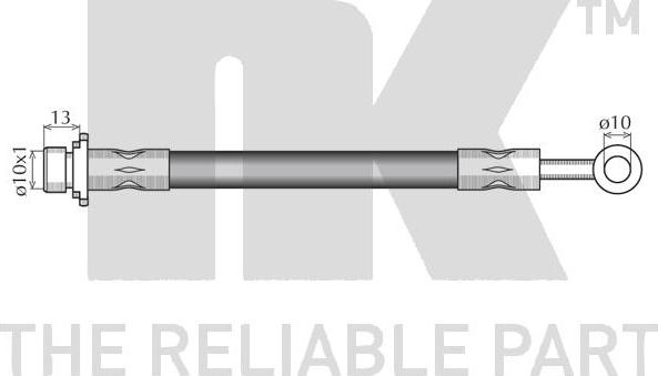 NK 852613 - Гальмівний шланг autozip.com.ua