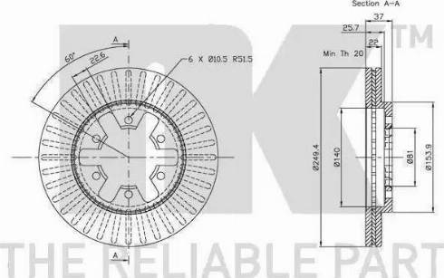 NK 63221167 - Амортизатор autozip.com.ua