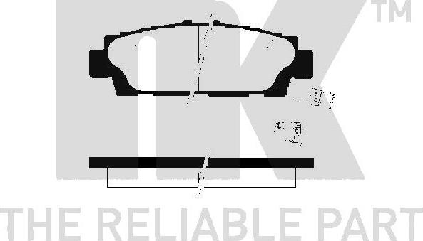 HELLA 8DB 355 033-811 - Гальмівні колодки, дискові гальма autozip.com.ua