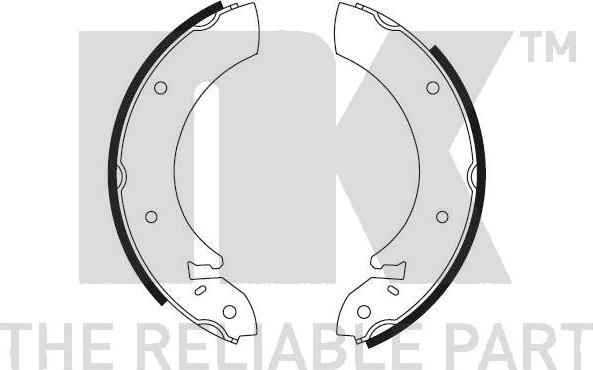 NK 2725057 - Комплект гальм, барабанний механізм autozip.com.ua