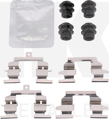 NK 79991029 - Комплектуючі, колодки дискового гальма autozip.com.ua