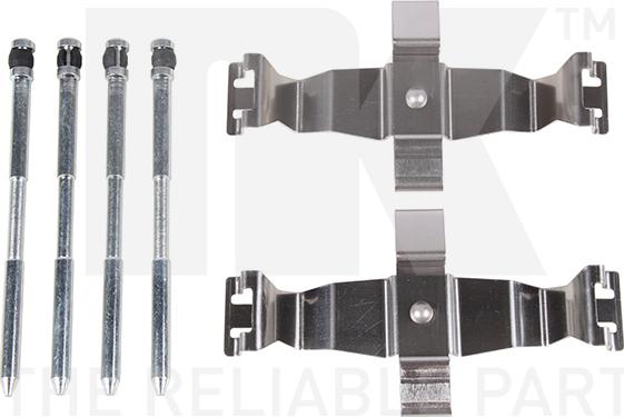 NK 7966002 - Комплектуючі, колодки дискового гальма autozip.com.ua