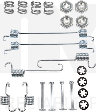 NK 7919650 - Комплектуючі, барабанний гальмівний механізм autozip.com.ua