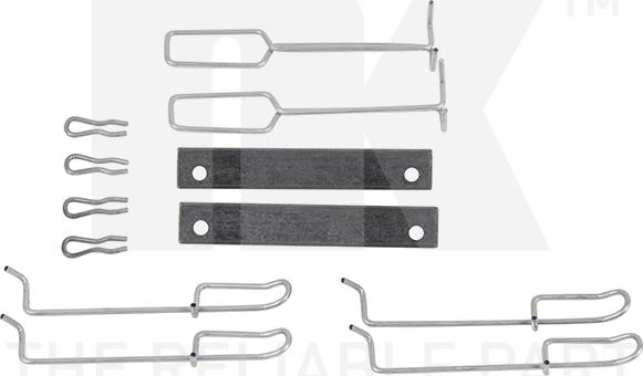 NK 7939265 - Комплектуючі, колодки дискового гальма autozip.com.ua