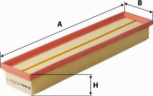 NORDFIL AN1075 - Повітряний фільтр autozip.com.ua