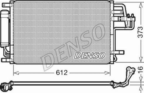 NPS DCN41007 - Конденсатор, кондиціонер autozip.com.ua