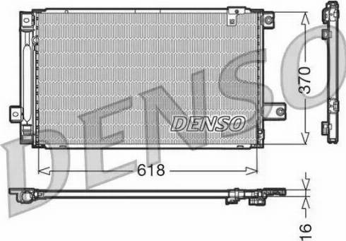NPS DCN50013 - Конденсатор, кондиціонер autozip.com.ua