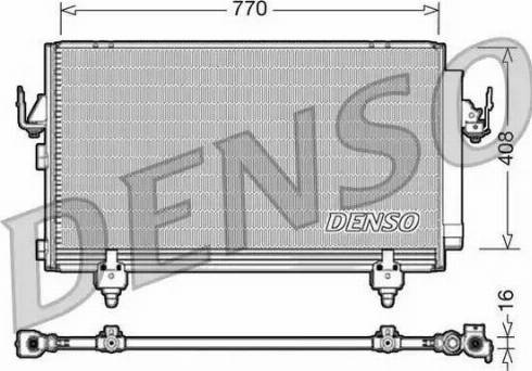 NPS DCN50031 - Конденсатор, кондиціонер autozip.com.ua