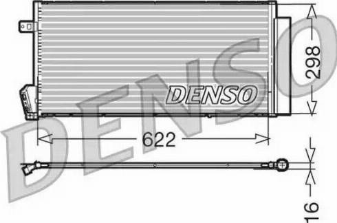 Denso DCN09018 - Конденсатор, кондиціонер autozip.com.ua