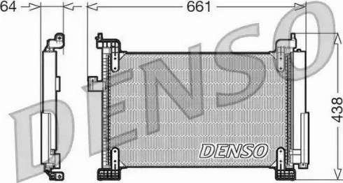 NPS DCN09085 - Конденсатор, кондиціонер autozip.com.ua