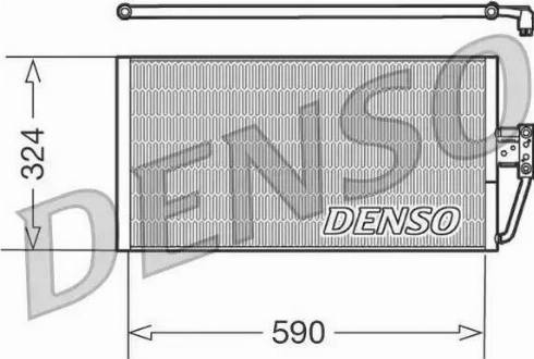 NPS DCN05006 - Конденсатор, кондиціонер autozip.com.ua