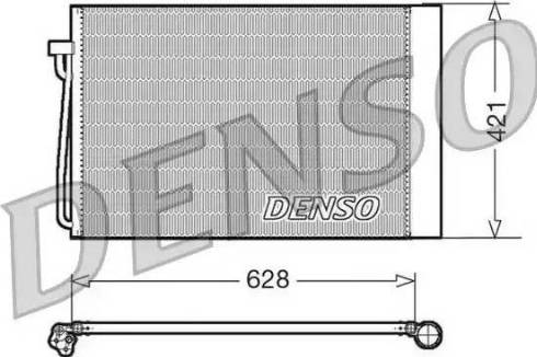 Denso DCN05018 - Конденсатор, кондиціонер autozip.com.ua