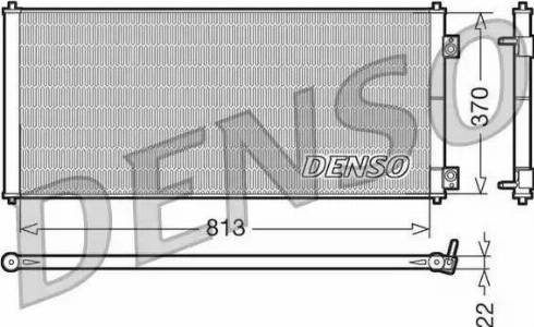 Denso DCN10018 - Конденсатор, кондиціонер autozip.com.ua