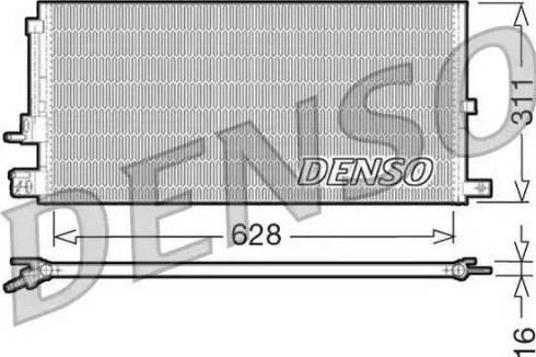 NPS DCN11007 - Конденсатор, кондиціонер autozip.com.ua