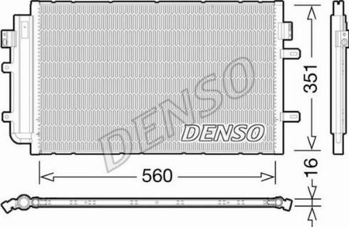 NPS DCN12005 - Конденсатор, кондиціонер autozip.com.ua