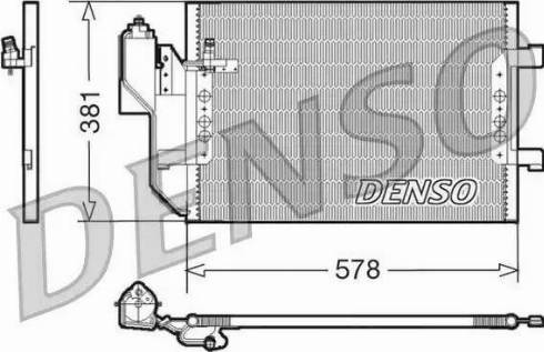 NPS DCN17002 - Конденсатор, кондиціонер autozip.com.ua