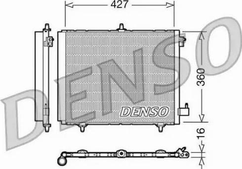 NPS DCN21009 - Конденсатор, кондиціонер autozip.com.ua