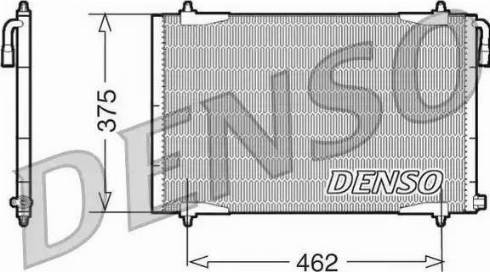 NPS DCN21006 - Конденсатор, кондиціонер autozip.com.ua