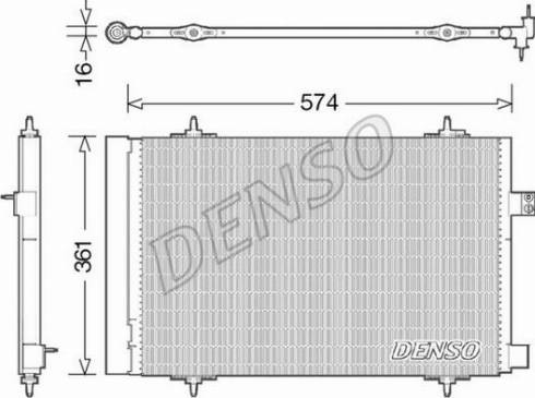 NPS DCN21019 - Конденсатор, кондиціонер autozip.com.ua